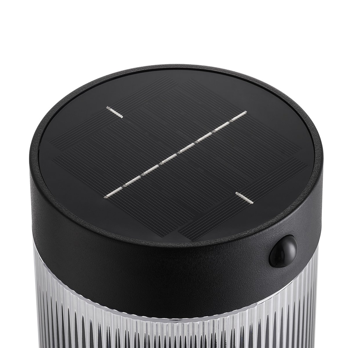 Potelet Lumineux fonctionnel 3000K au design Moderne en aluminium, COUPAR Solar noir, NORDLUX