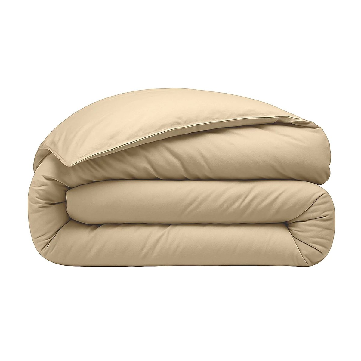 Housse de couette Percale de coton lavé ecru, EDEN