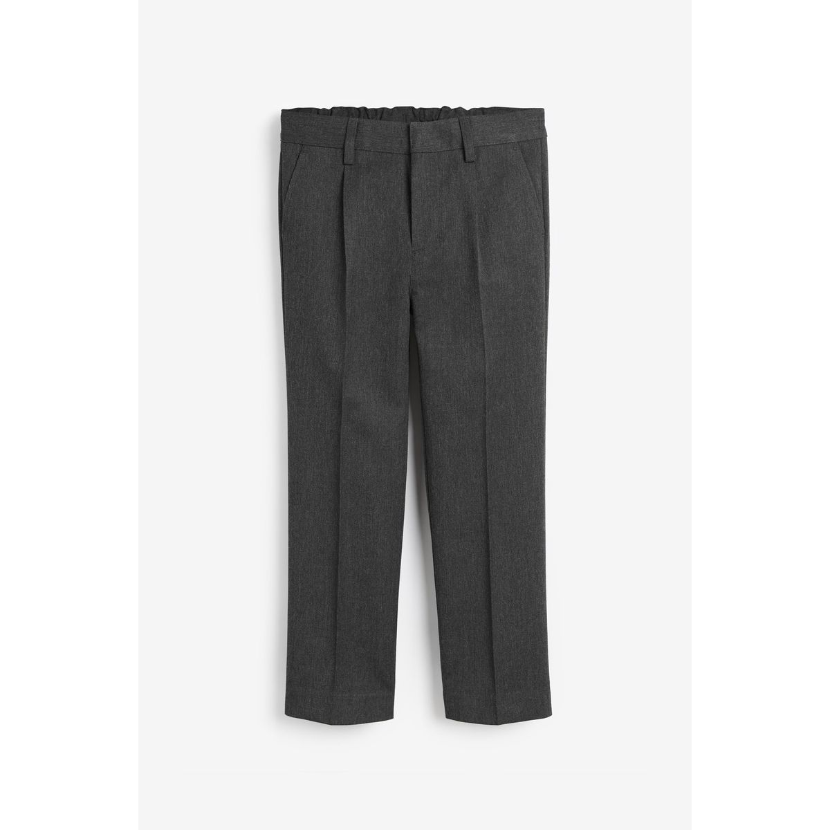 Pantalons pour l'école plissés sur le devant gris, NEXT