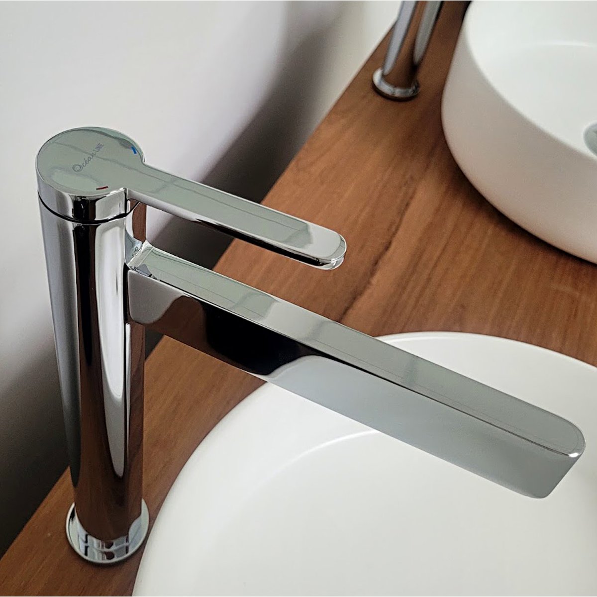 Mitigeur de lavabo cascade chromé, Vito chrome, OCEAN LINE