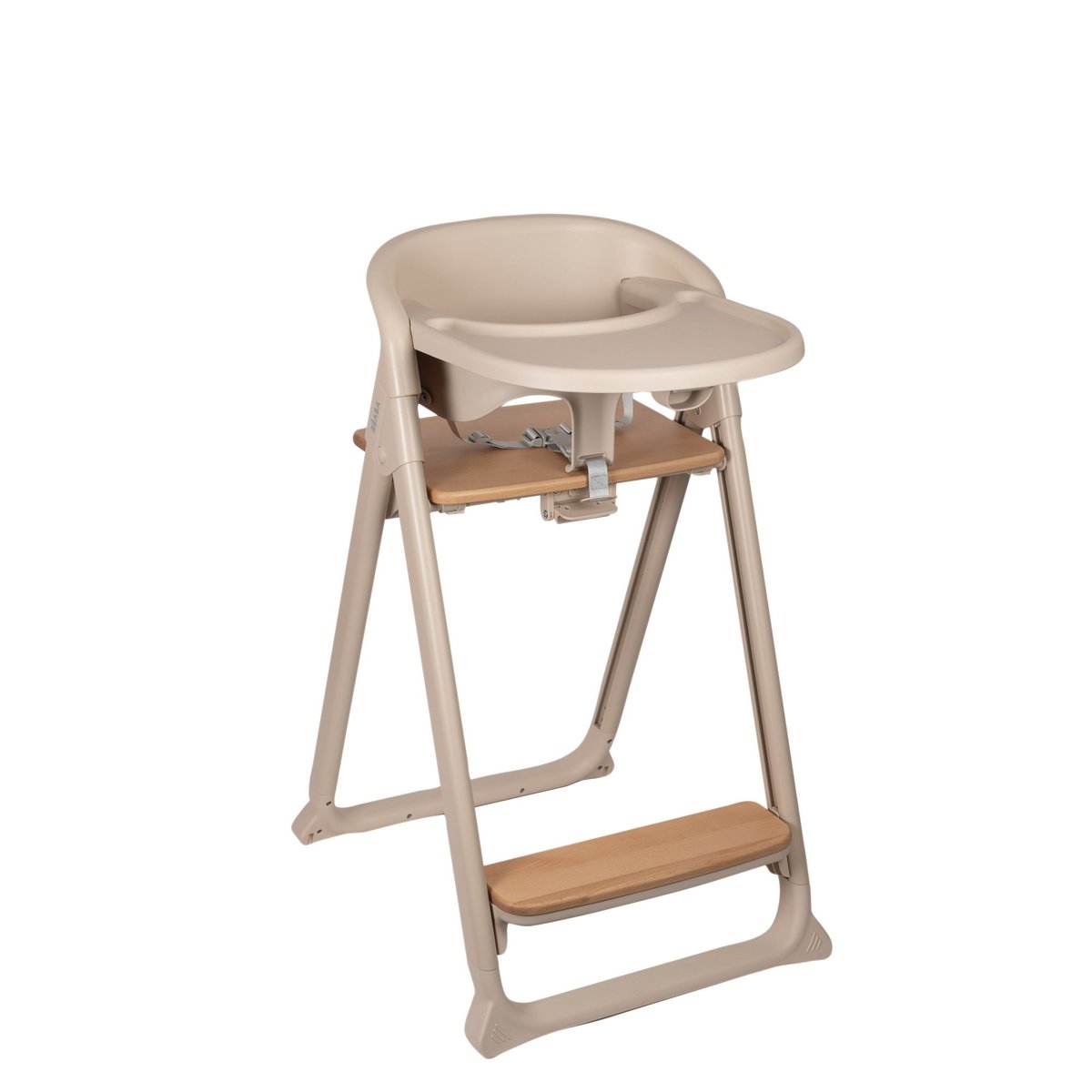 Chaise haute pliable 5 en 1 EVOCLICK terre argile, BEABA