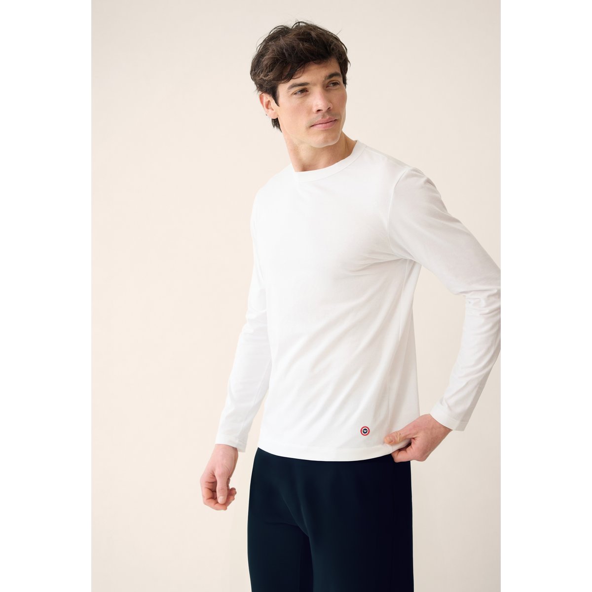 Ensemble pyjama haut   anthracite et pantalon vert en coton Superbe & Invincible blanc bleu marine, LE SLIP FRANCAIS