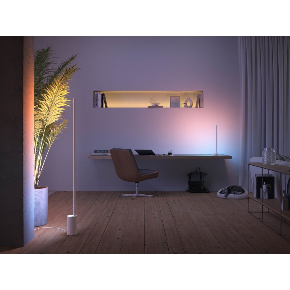 Lampe connectée Gradient Signe noir White&Color Ambiance noir, PHILIPS HUE