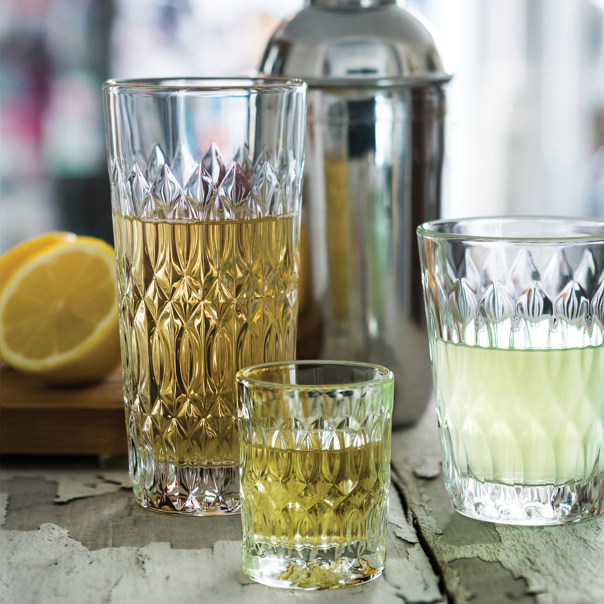 Lot de 6 long drinks, VERONE transparent, LA ROCHERE