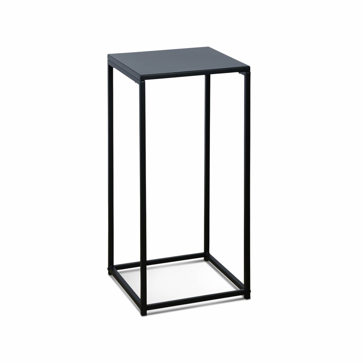 Table d'appoint gigogne/ bout de canapé, sellette (lot de 2) INDUSTRIELLE noir, SWEEEK