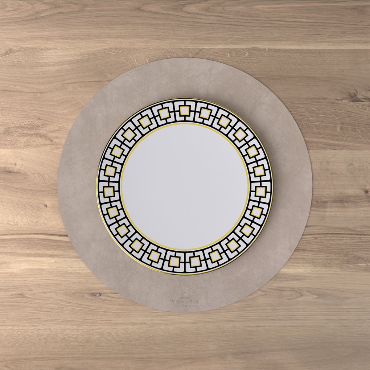 Set de table rond Nomad Grey Lifestyle Accessoires beige, VILLEROY & BOCH