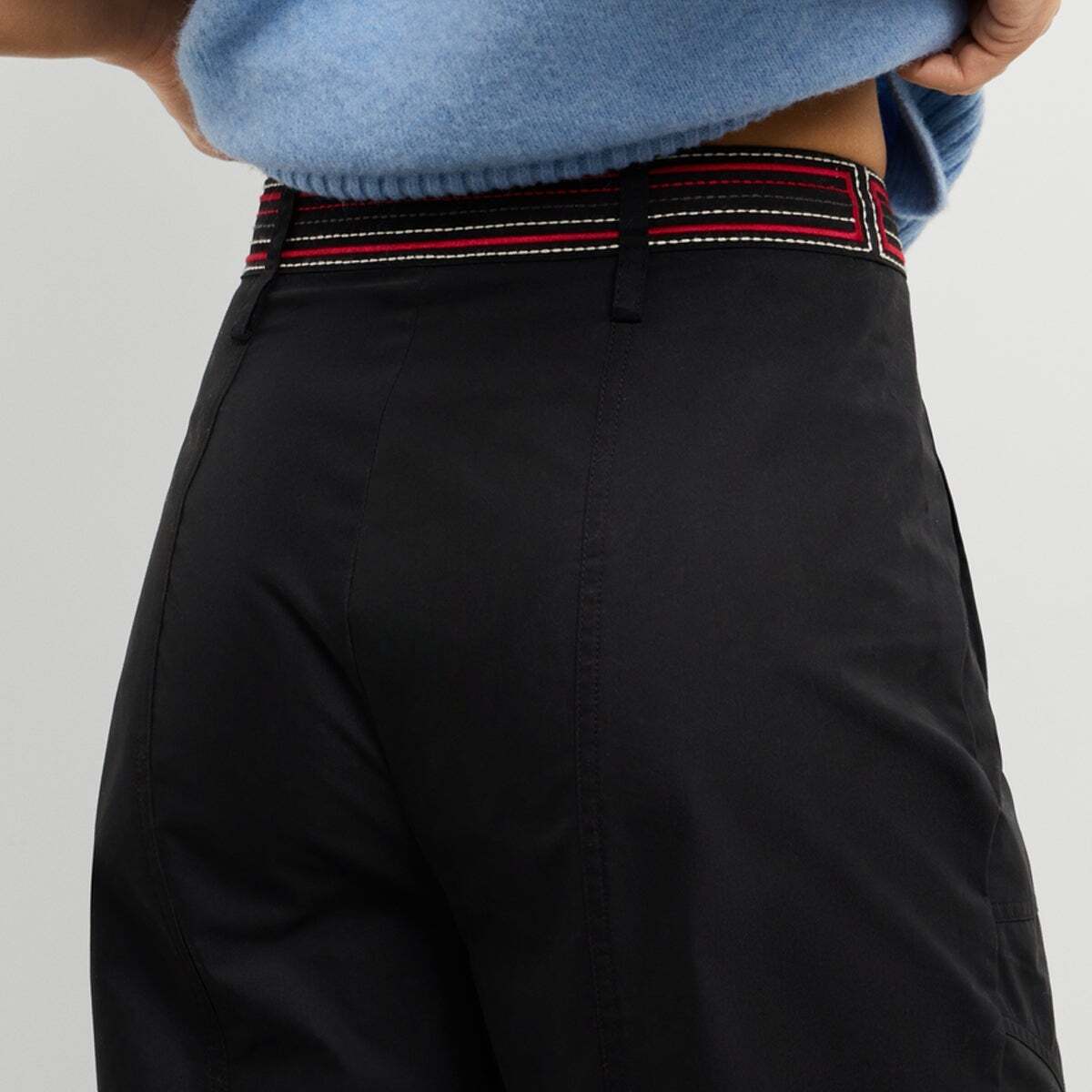 Pantalon Large Avec Détails Brodés noir, PEPE JEANS