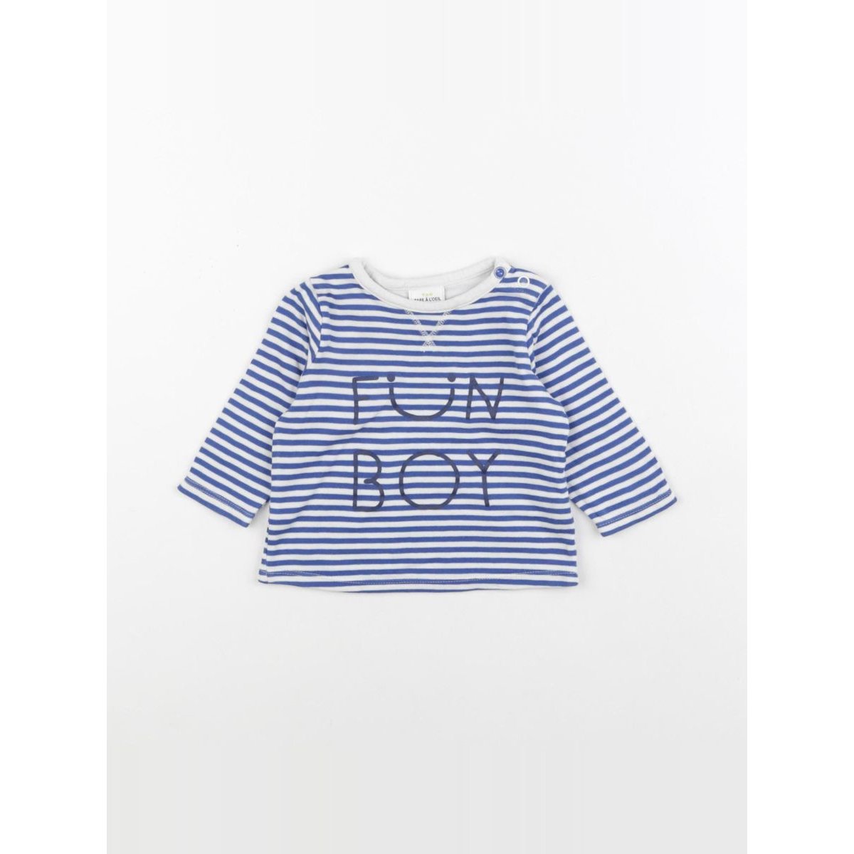 Tee-shirt - Très bon état blanc, bleu, TAPE A L'OEIL