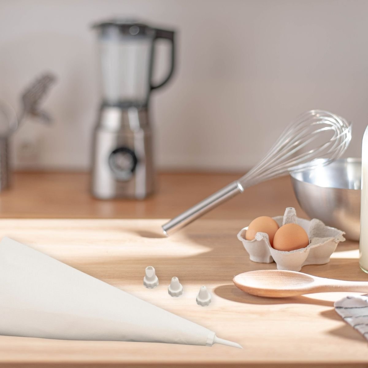 Set de 2 ustensiles de pâtisserie poche à douille SMART PASTRY blanc, ZENKER