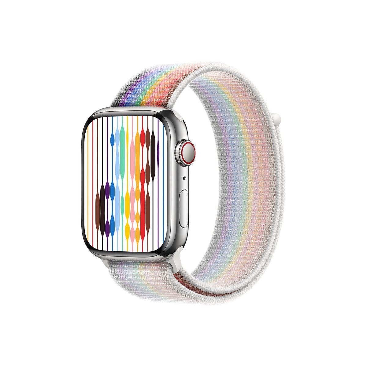 Bracelet Watch 45mm Boucle Sport Pride Edition multicolore, APPLE