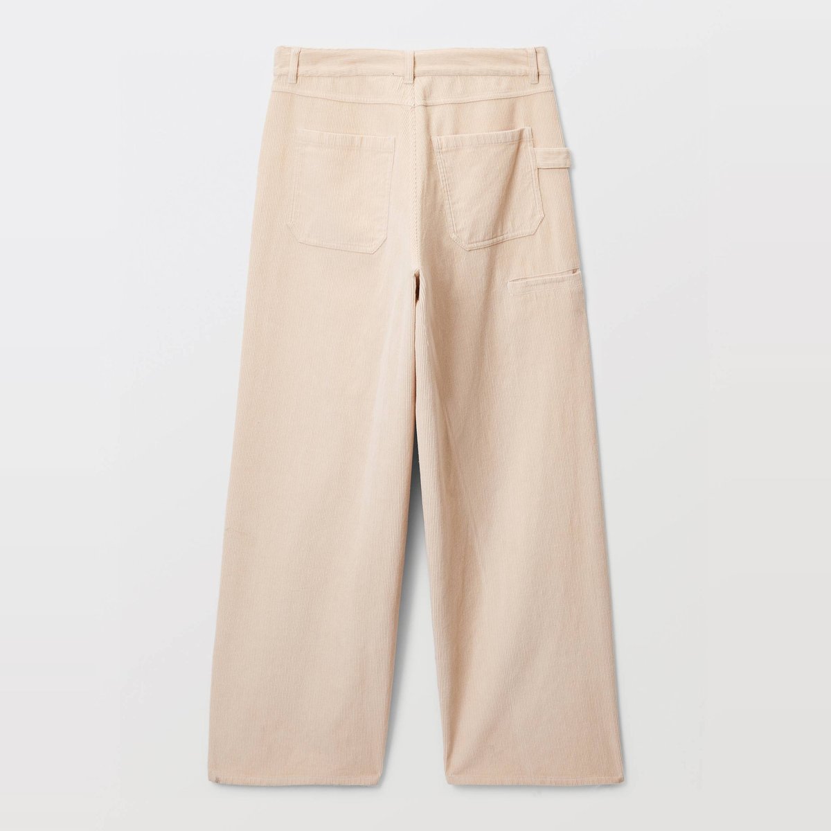 Jean baggy en coton naturel, MONOPRIX