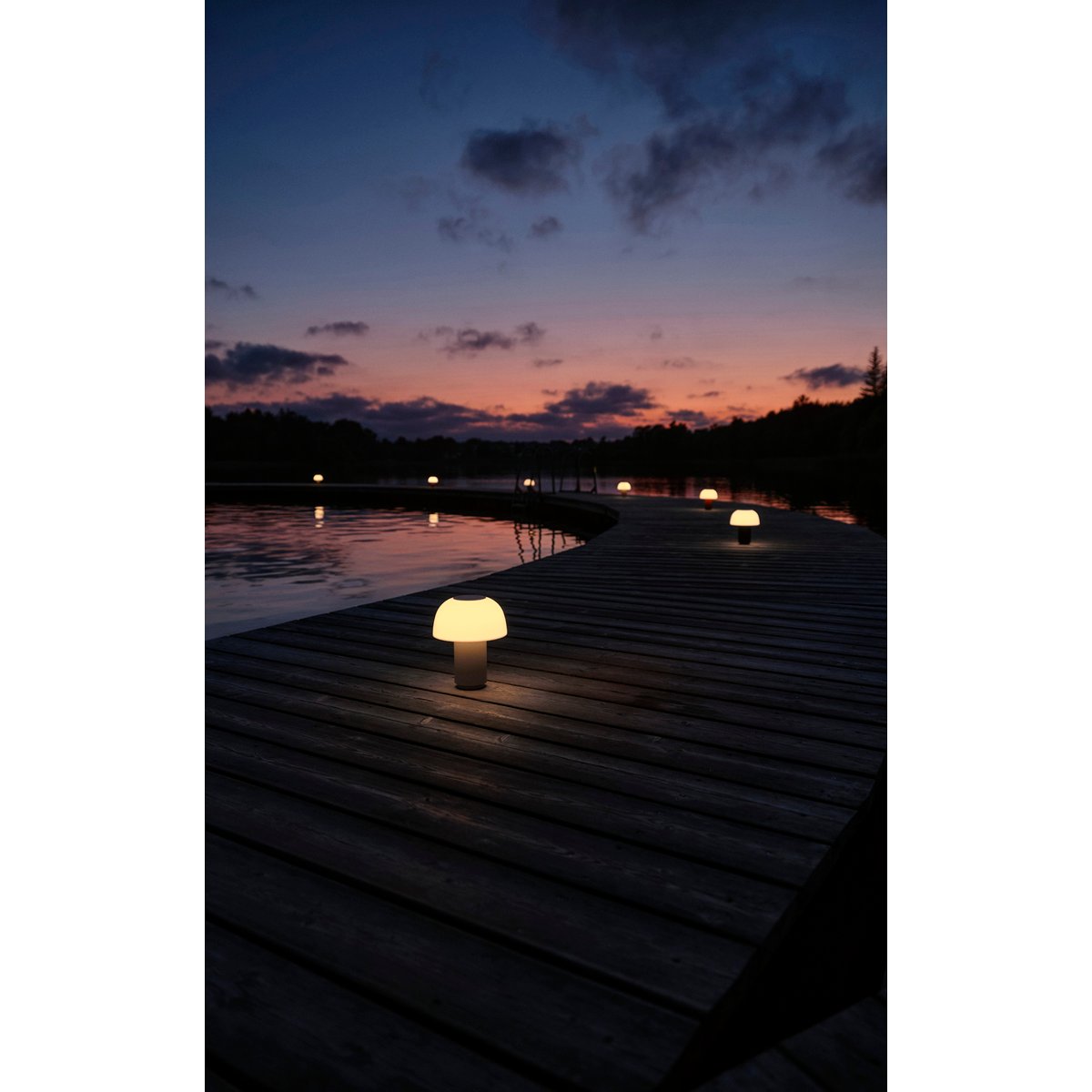 Lampe HARVEST MOON gris chaud, ZONE DENMARK