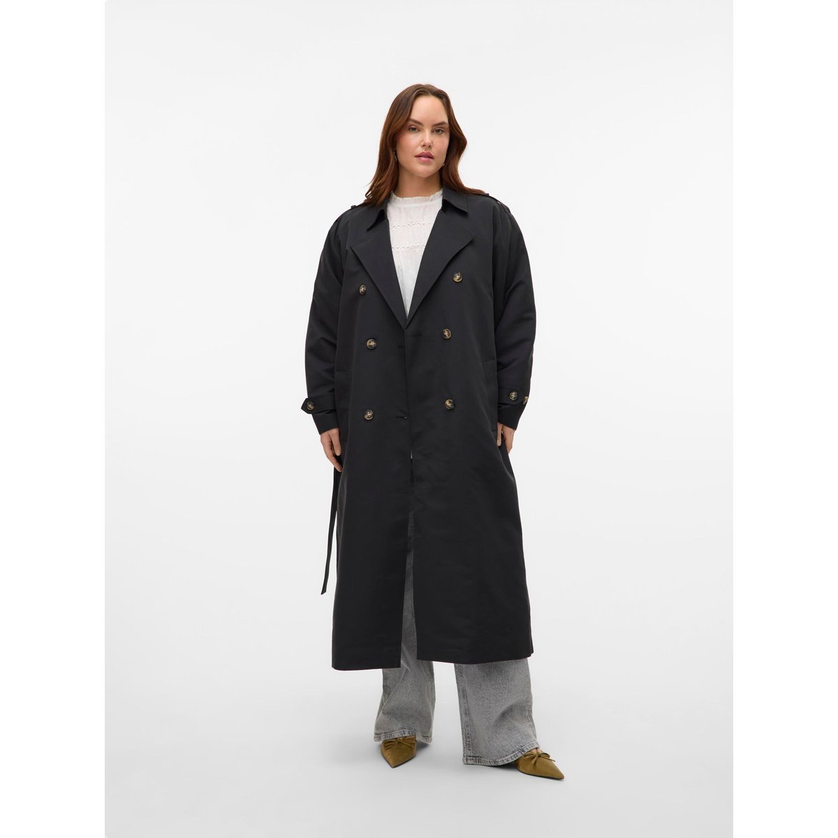 Trench Coat noire - black, VERO MODA