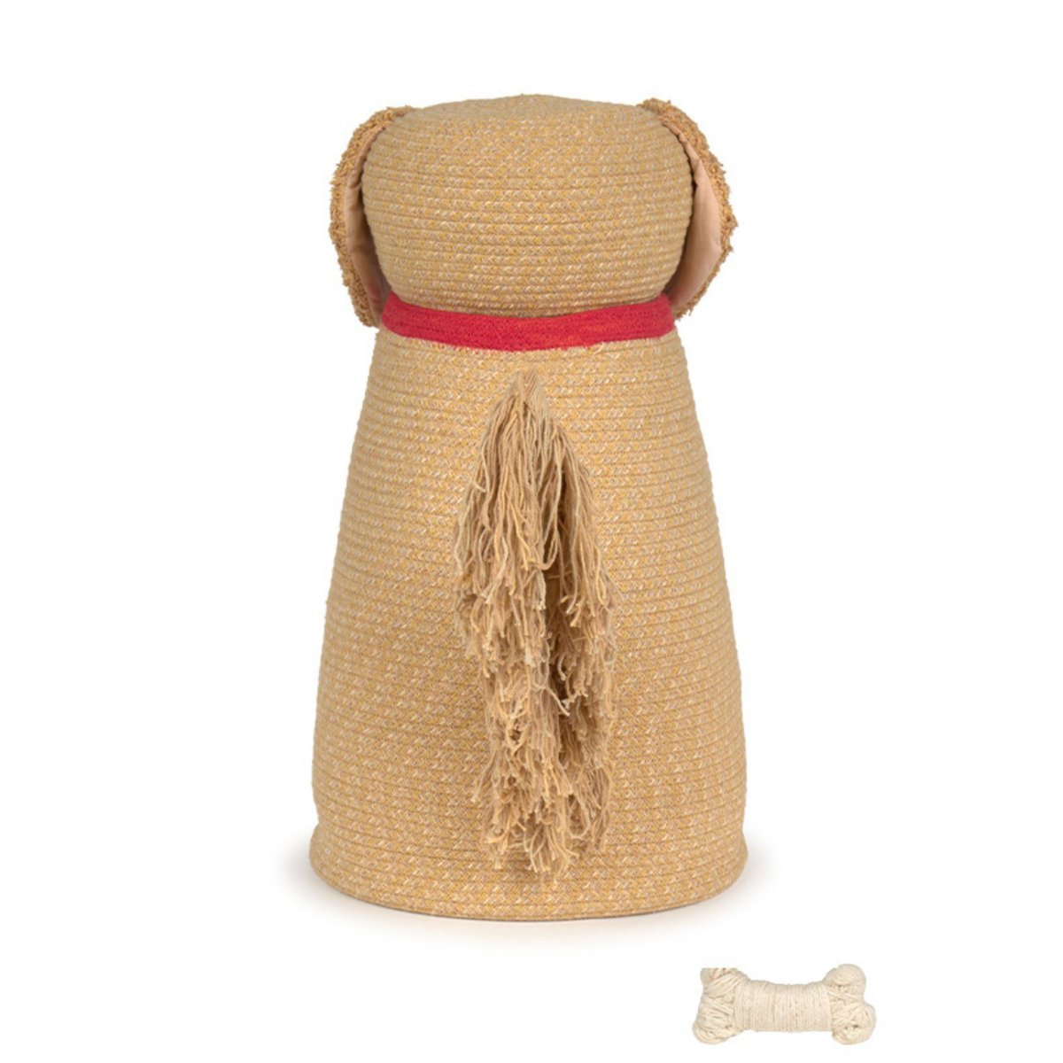 Panier Luna WOUF WOUF naturel, beige uni, miel, miel foncé, vanille, tanzine, miel clair, or, rouge, miel, nude vintage, brun terre, gris foncé, rose, LORENA CANALS