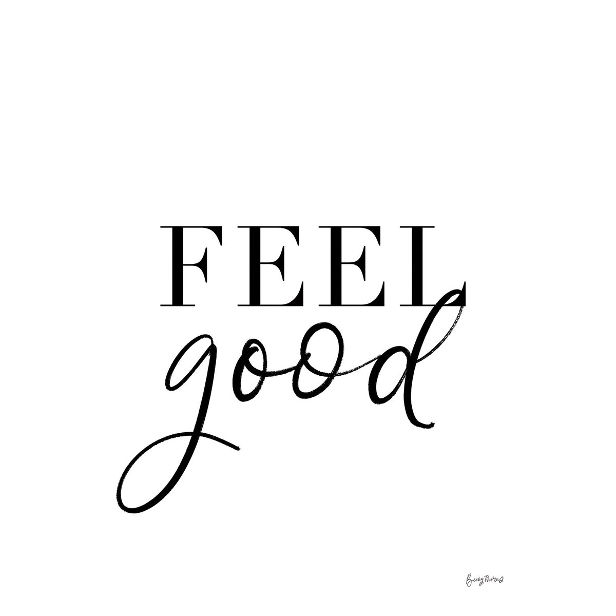 Tableau feel good tableau alu dibond, HEXOA