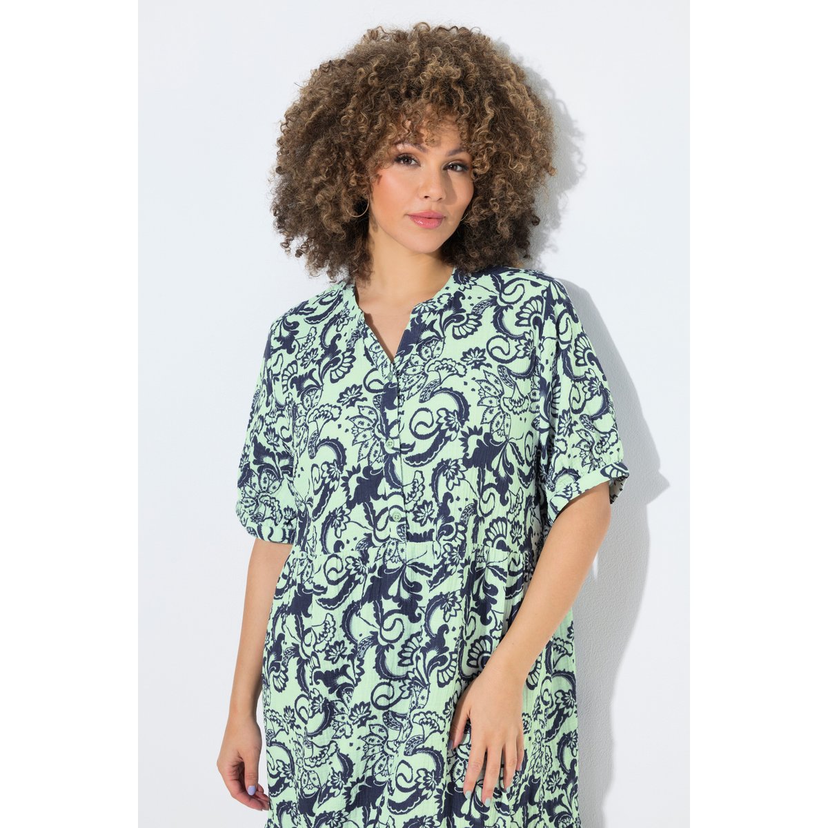 Robe en mousseline chaux légère, ULLA POPKEN