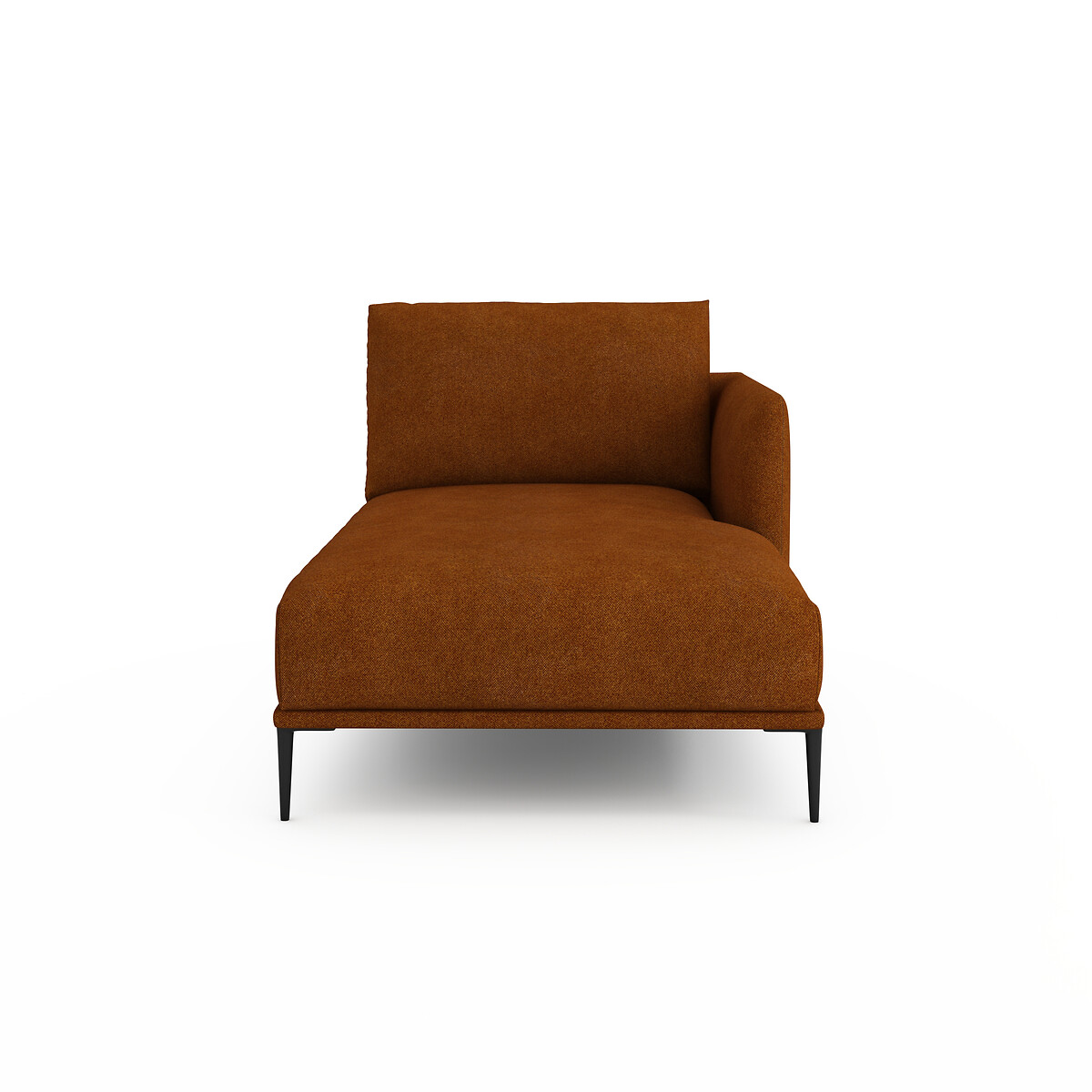 Oscar Marl Woven Chaise Longue, Designed by Emmanuel Gallina amber honey, AM.PM X EMMANUEL GALLINA