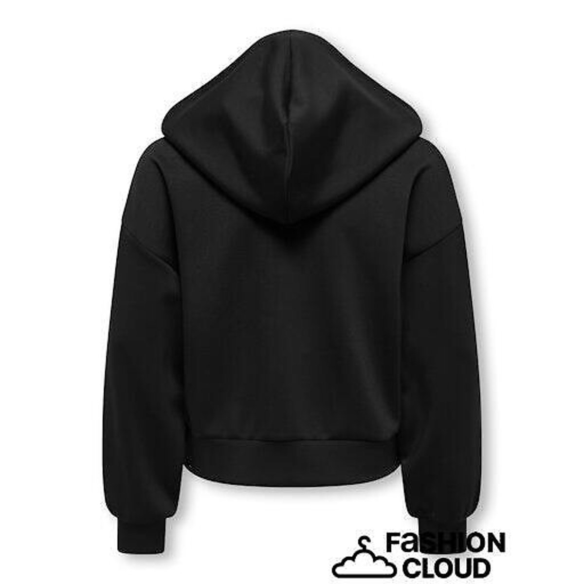 Sudadera con cremallera y capucha negro, KIDS ONLY