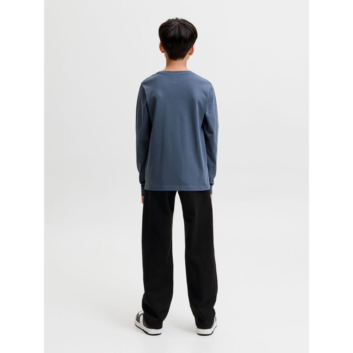 Jean Coupe Décontractée black denim 1, JACK & JONES JUNIOR
