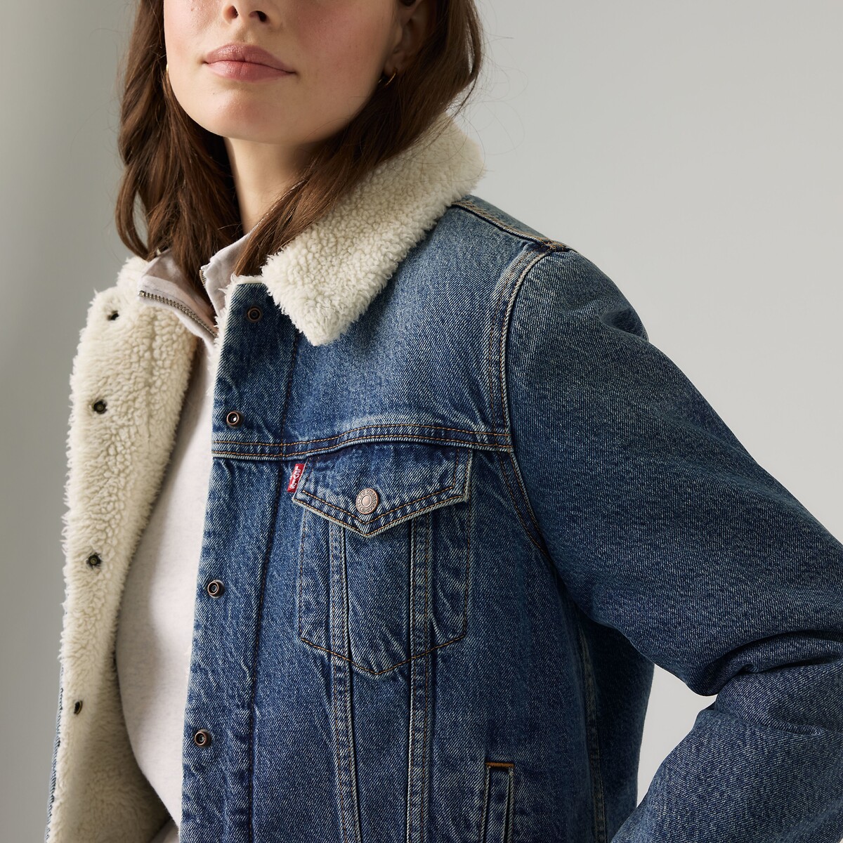 Veste denim Original Sherpa trucker hold a candle, LEVI'S