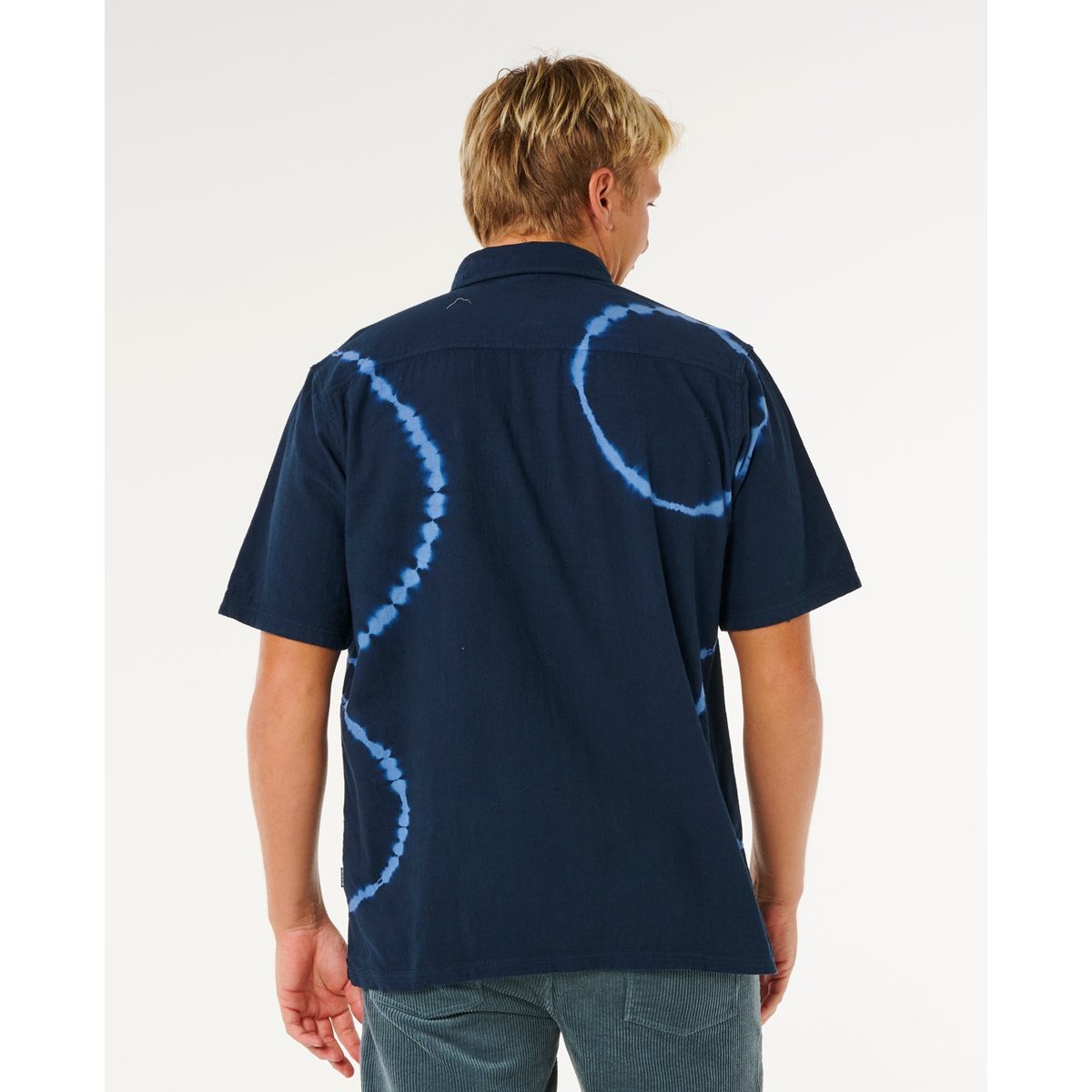 Chemise Pacific Rinse manches courtes bleu marine foncé, RIP CURL