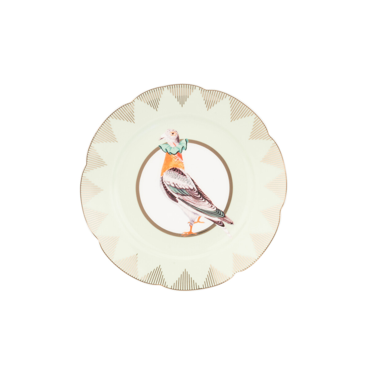 Set of 4 16cm "Best of British" Tea Plates multi-coloured, YVONNE ELLEN