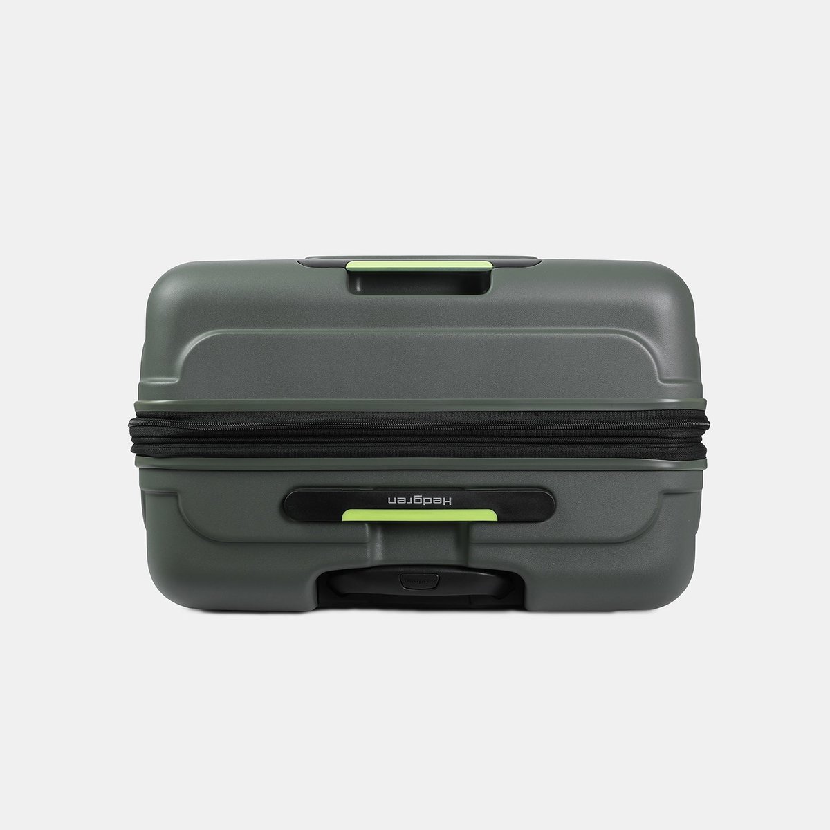 Valise soute rigide grand volume extensible sécurisée olive, HEDGREN
