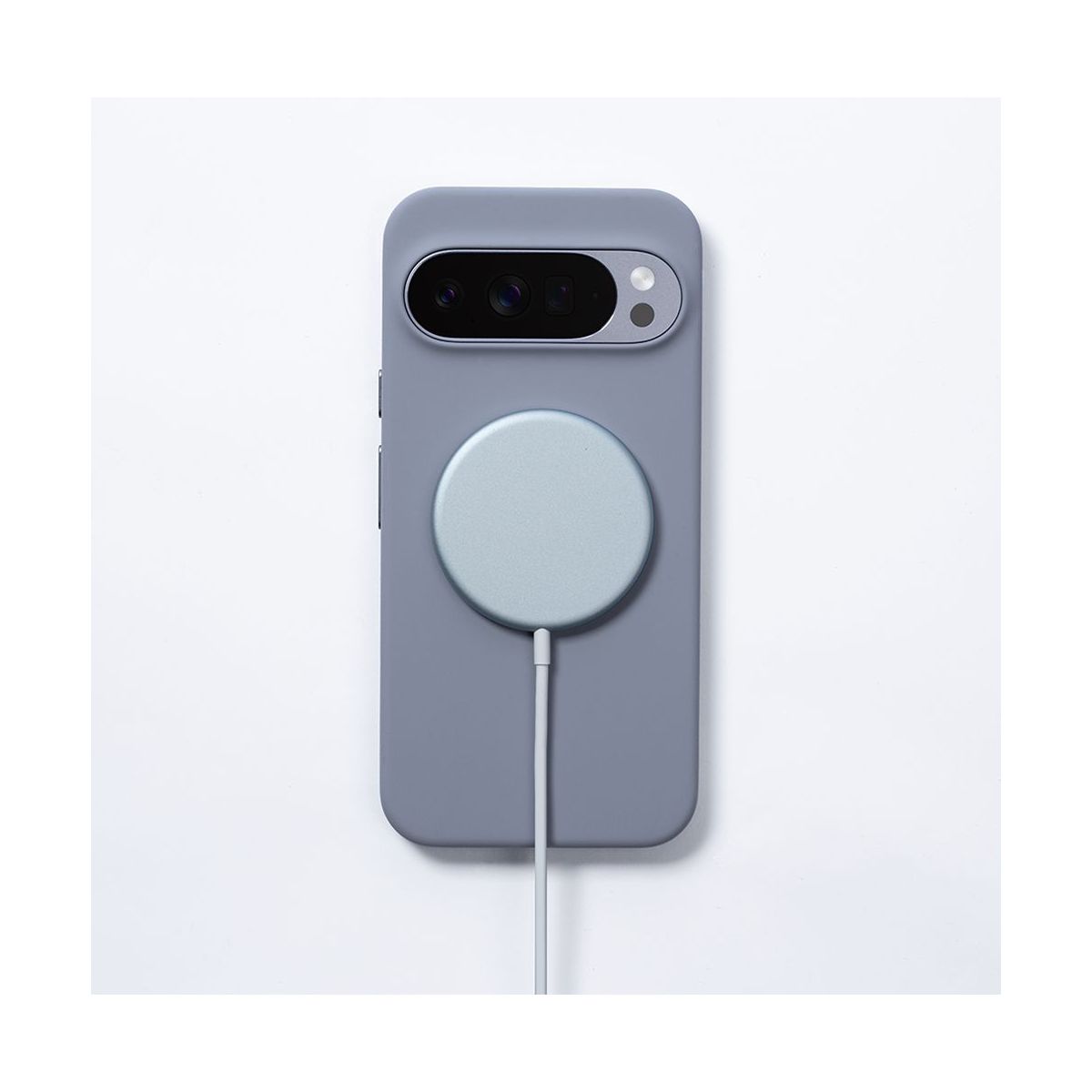 Chargeur induction Qi2 Gris couleur unique, GOOGLE