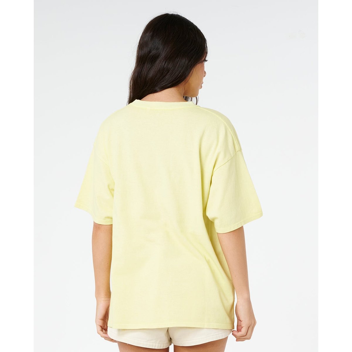 T-shirt Topanga Canyon Heritage jaune pâle, RIP CURL