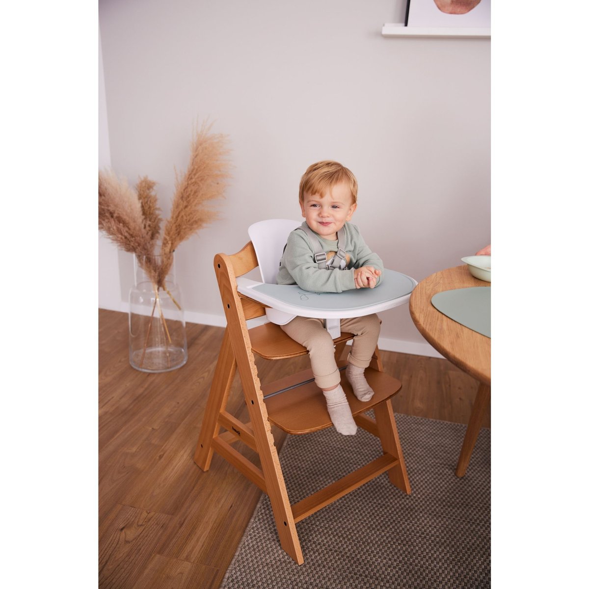 Réducteur bébé pour chaise haute Arketa Baby Seat blanc couleur unique, HAUCK