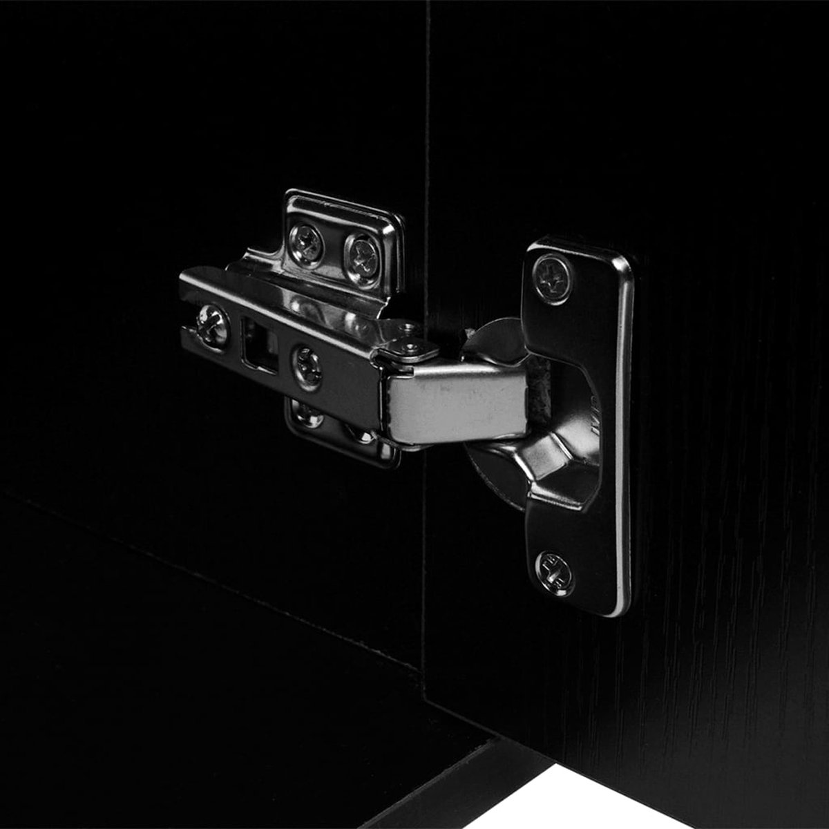 Ensemble de meubles de salle de bain noir, HOME MAISON