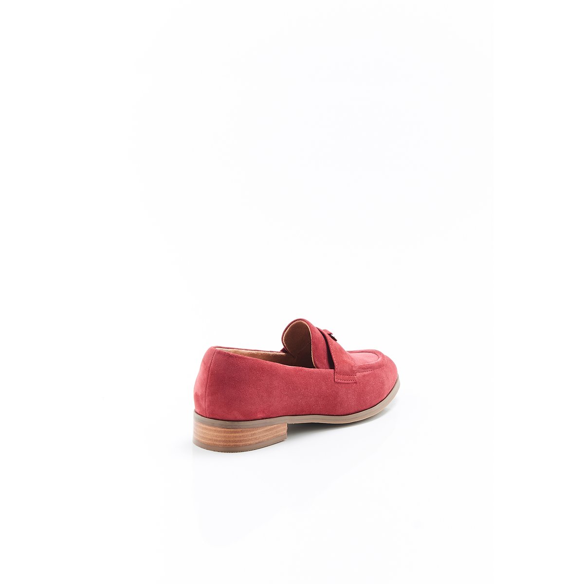 Mocassins avec médaillon rouge marsala, DAMART