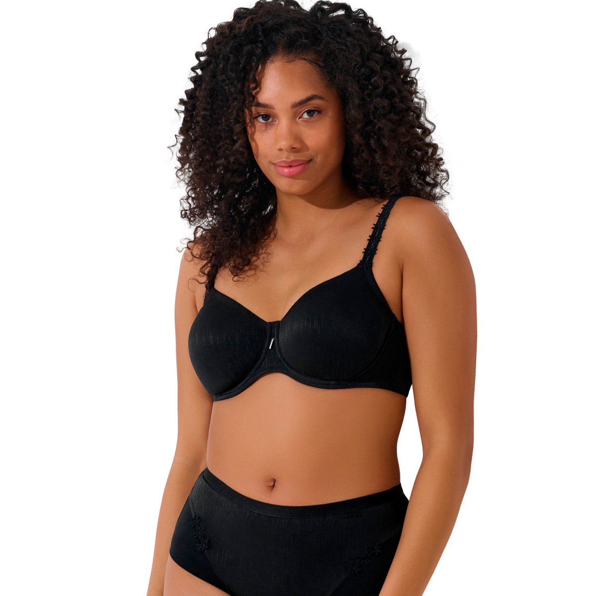 Soutien-gorge armaturé GRACIA F et G noir, LISCA