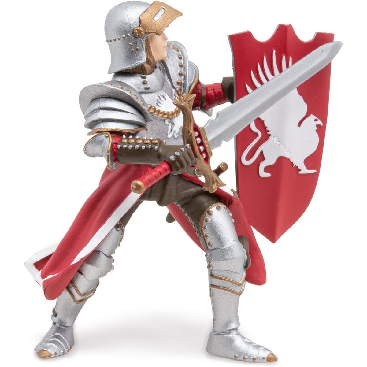 Figurine Chevalier griffon rouge, PAPO
