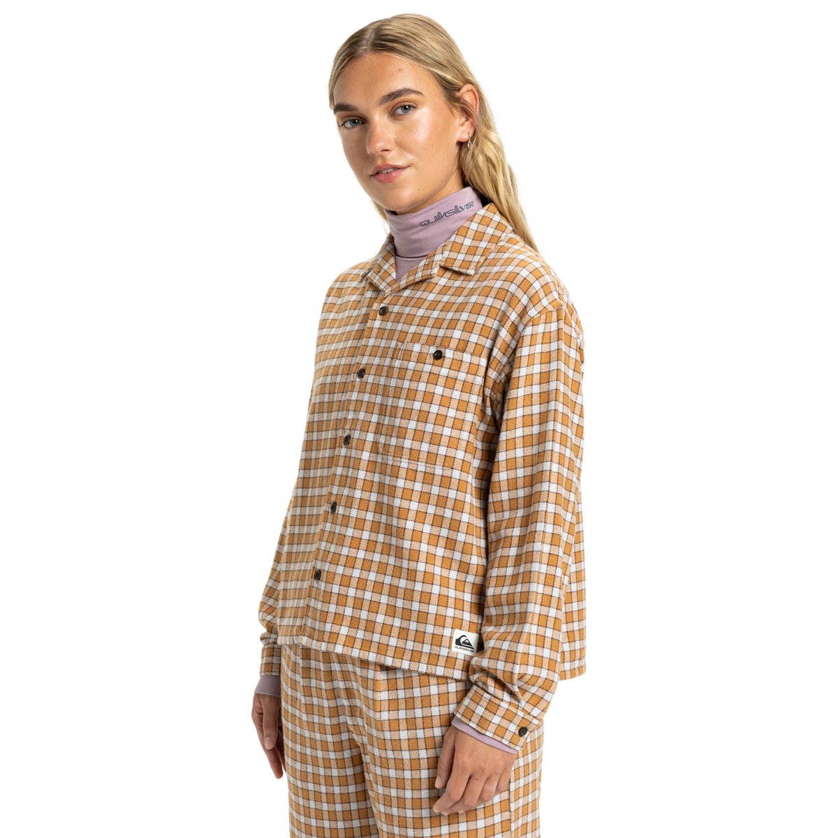 Chemise manches longues PENAREK marron chocolate brown penarek, QUIKSILVER