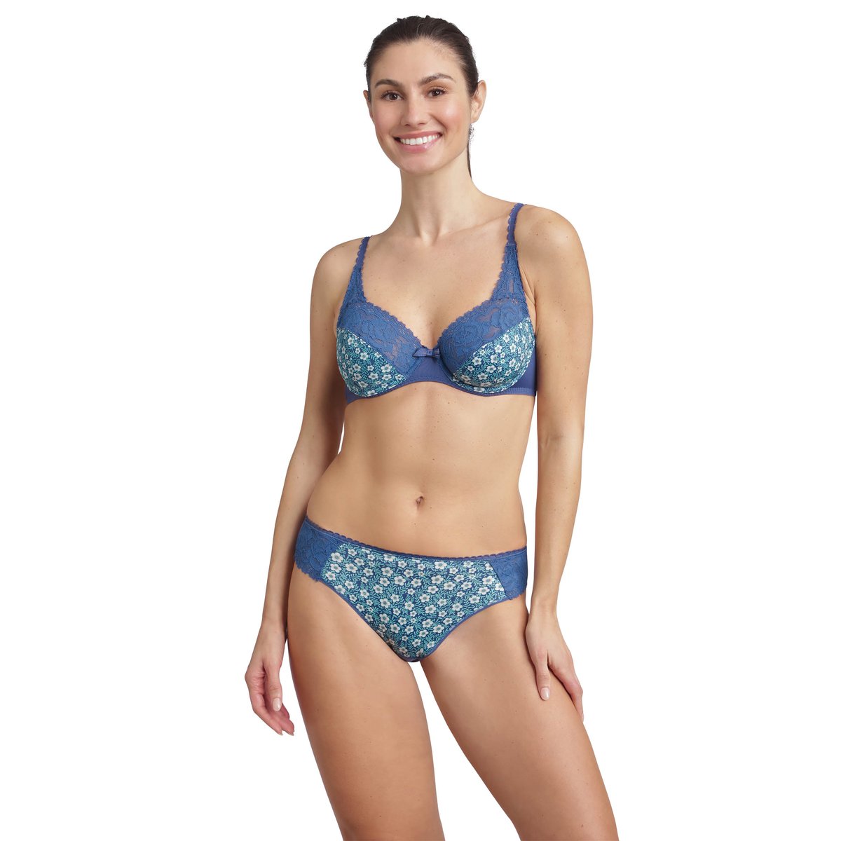 Slip Flower Elegance micro bleu azur, PLAYTEX