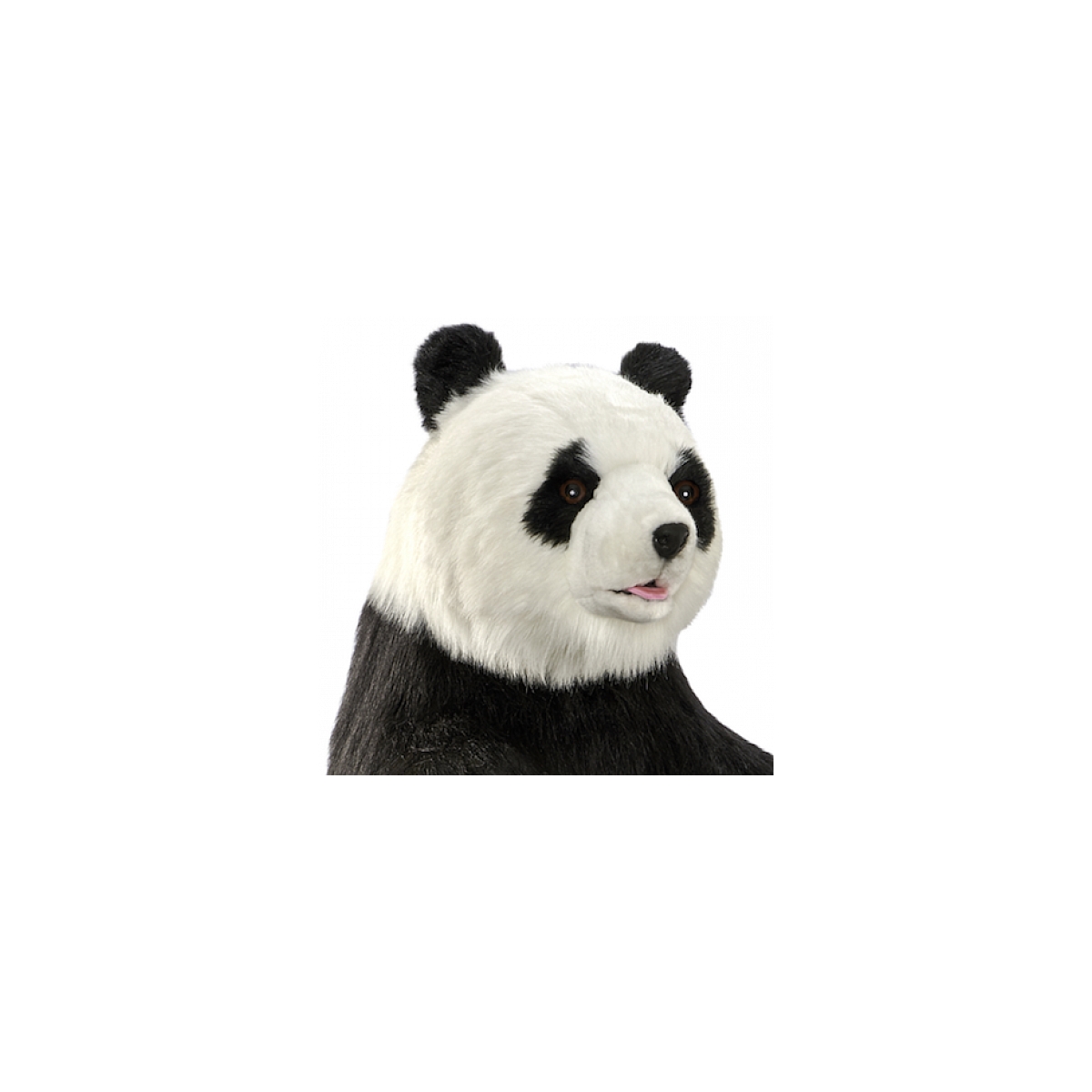 Peluche Geante Panda Assis couleur unique, HANSA