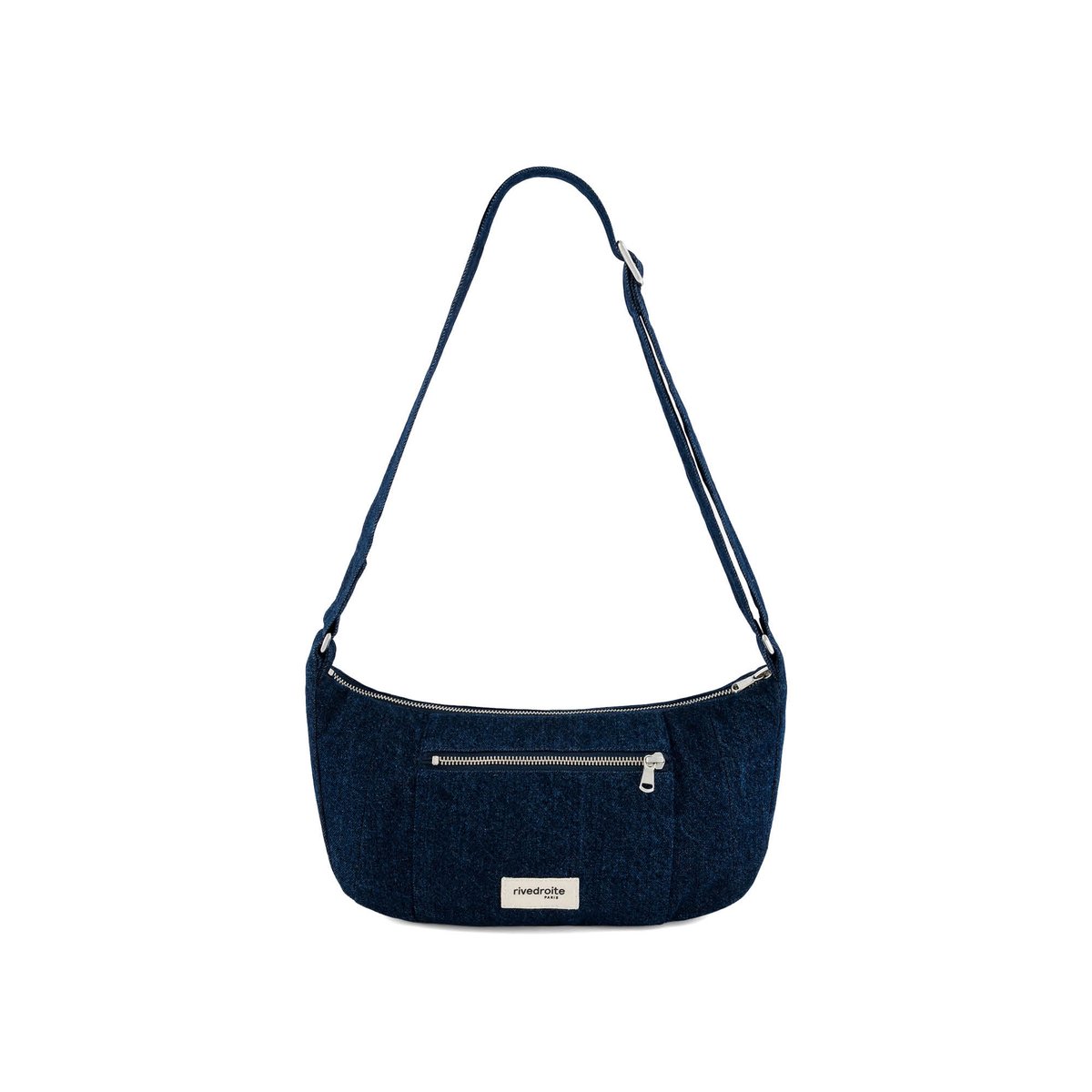 Sac à main denim CHARLOT XS denim brut, RIVEDROITE