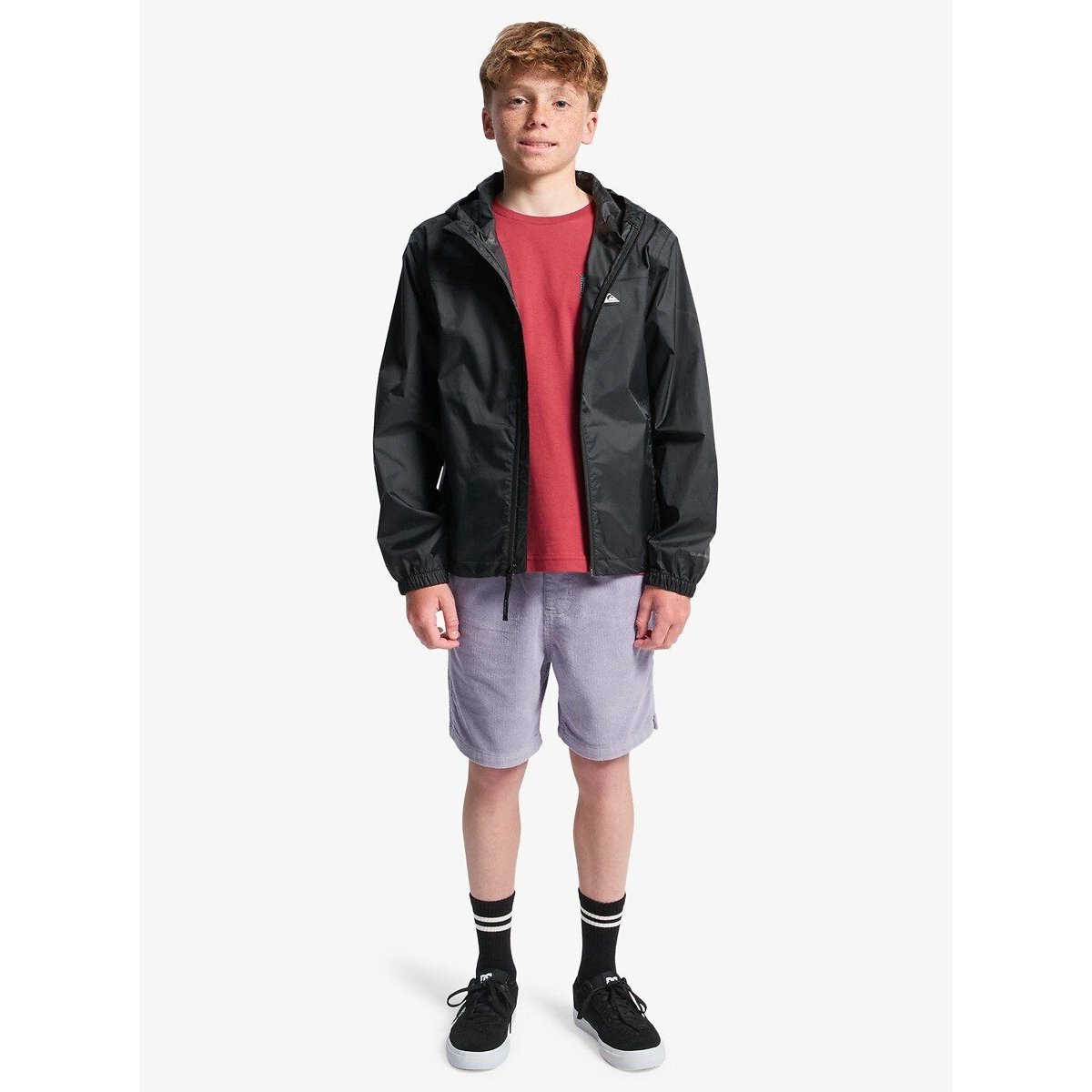 Coupe-vent technique, imperméable noir, QUIKSILVER