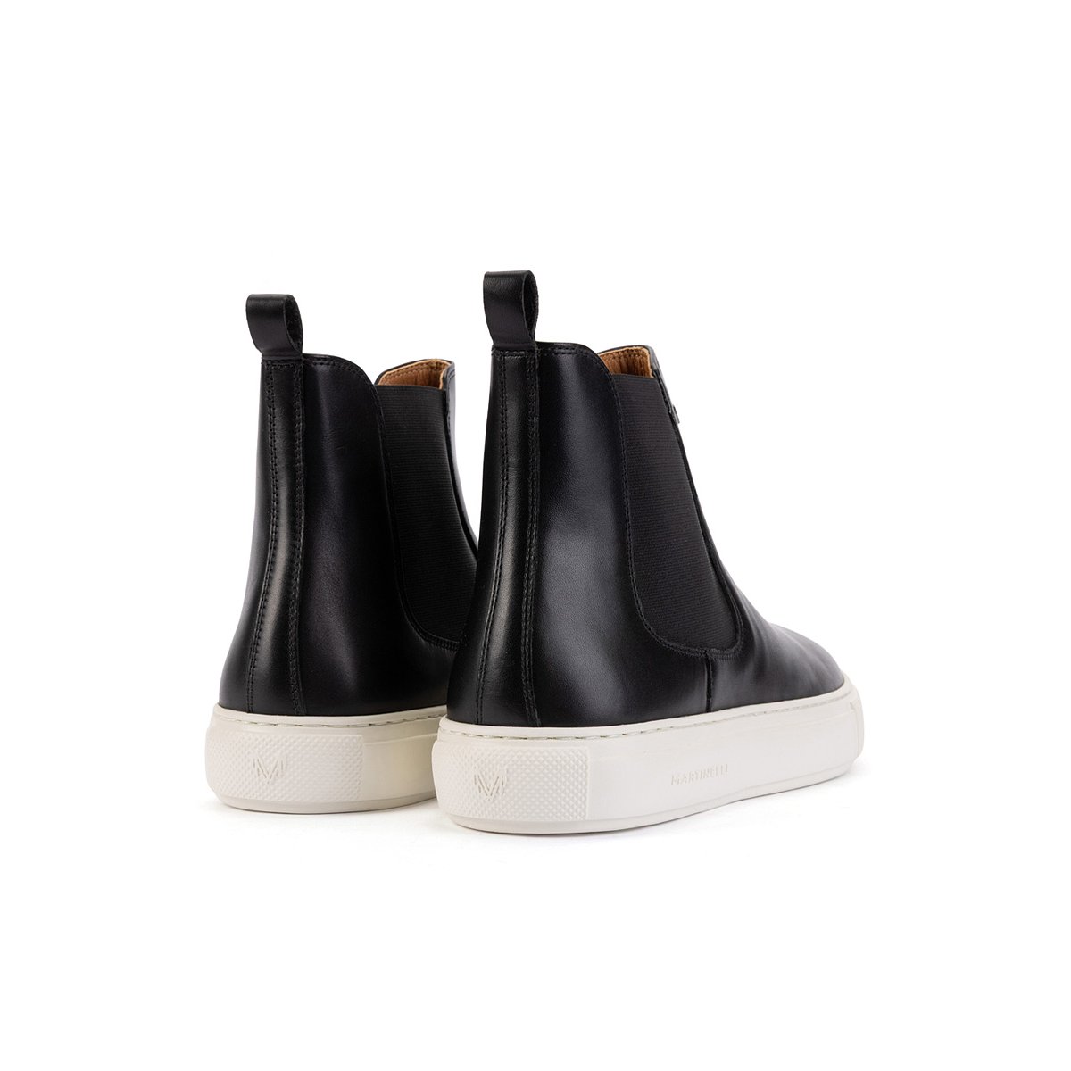 Bottines cuir Hastings black, MARTINELLI
