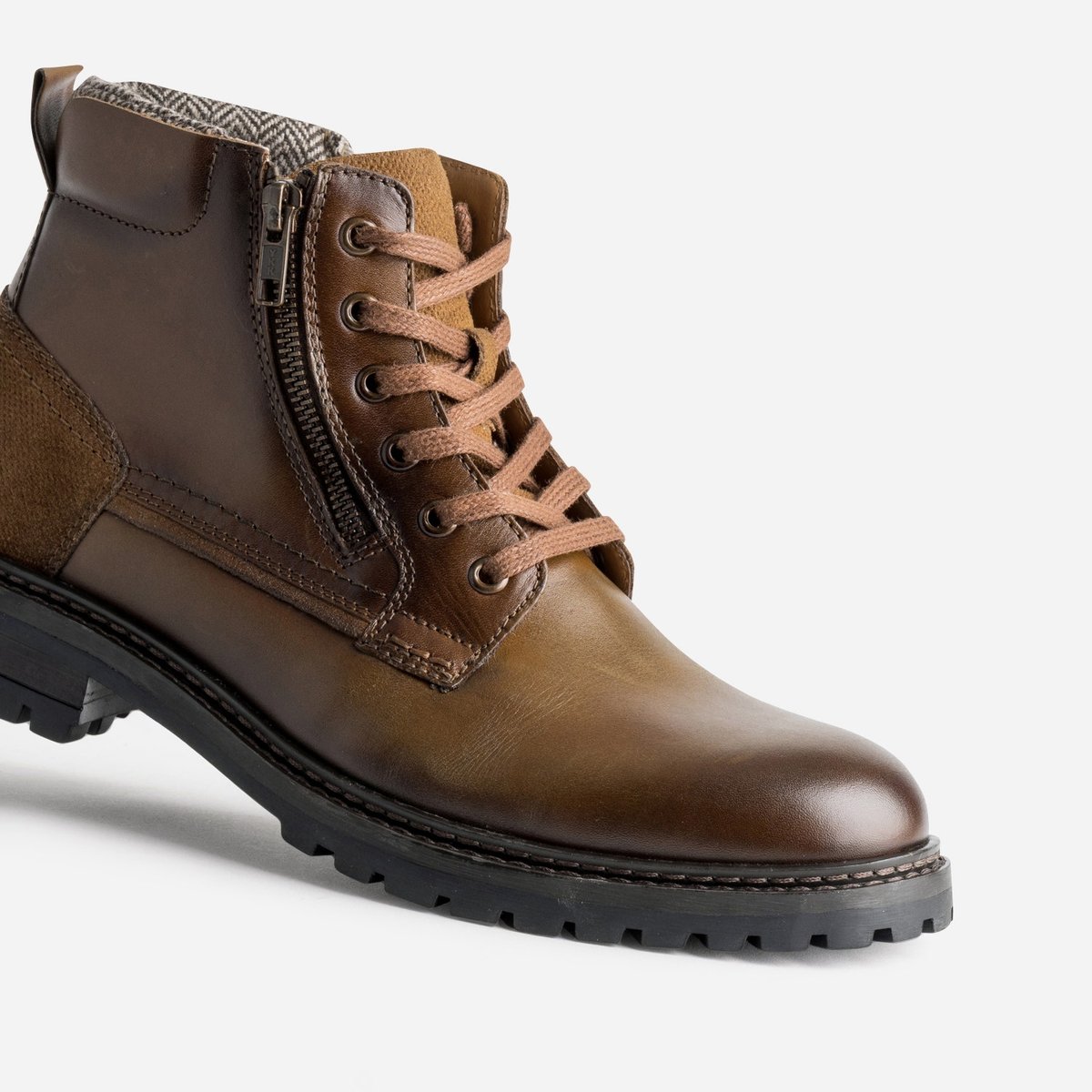Boots en cuir LANDRY cognac, ERAM