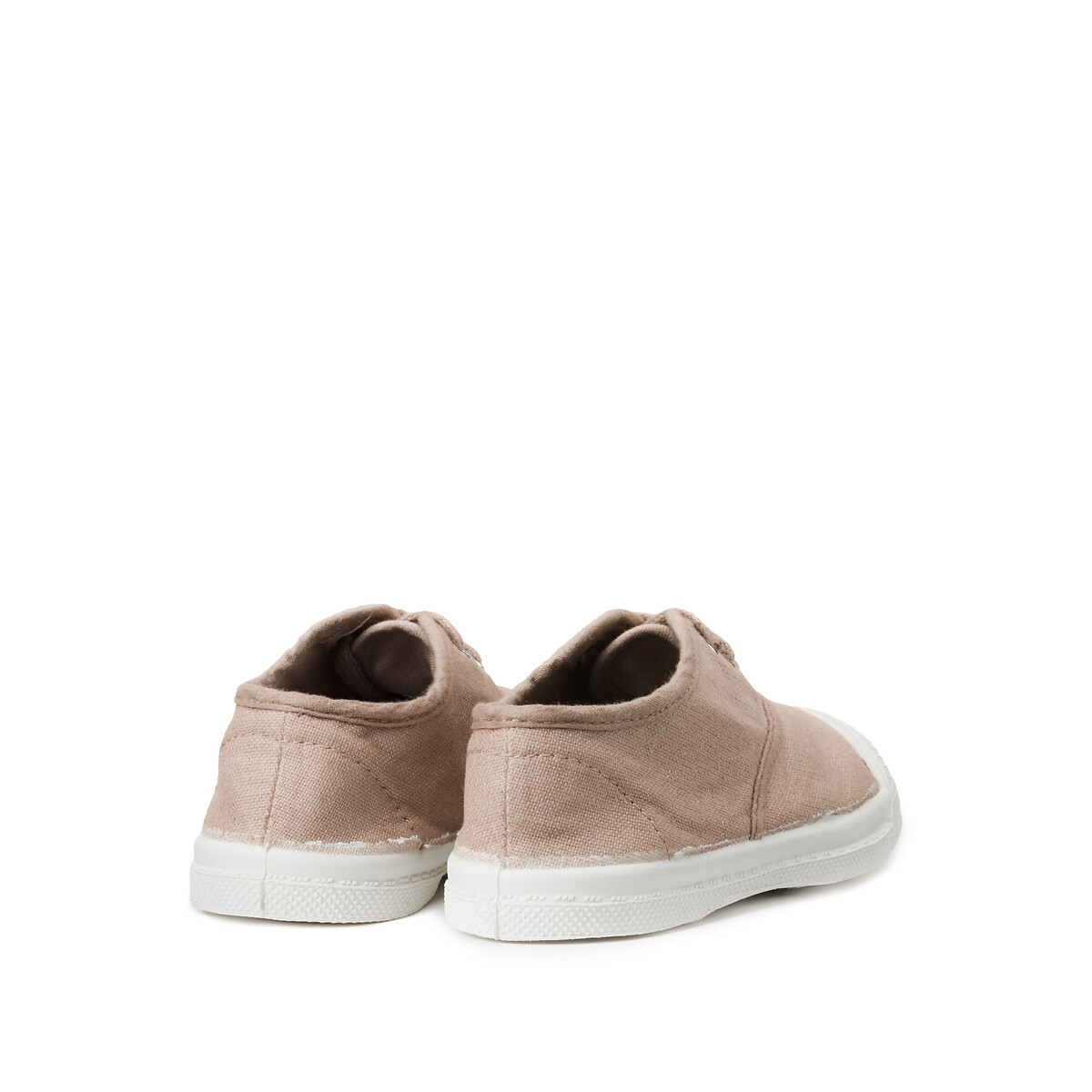 Tennisschoenen met veters beige , BENSIMON