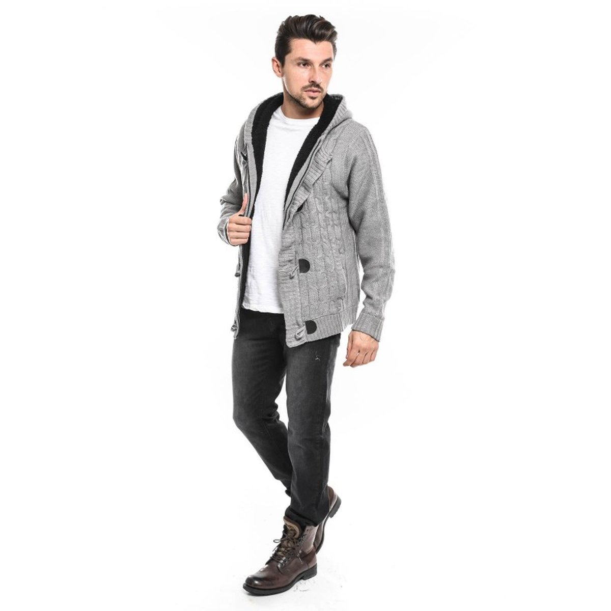 Gilet Avec Capuche Lispec gris clair, RITCHIE