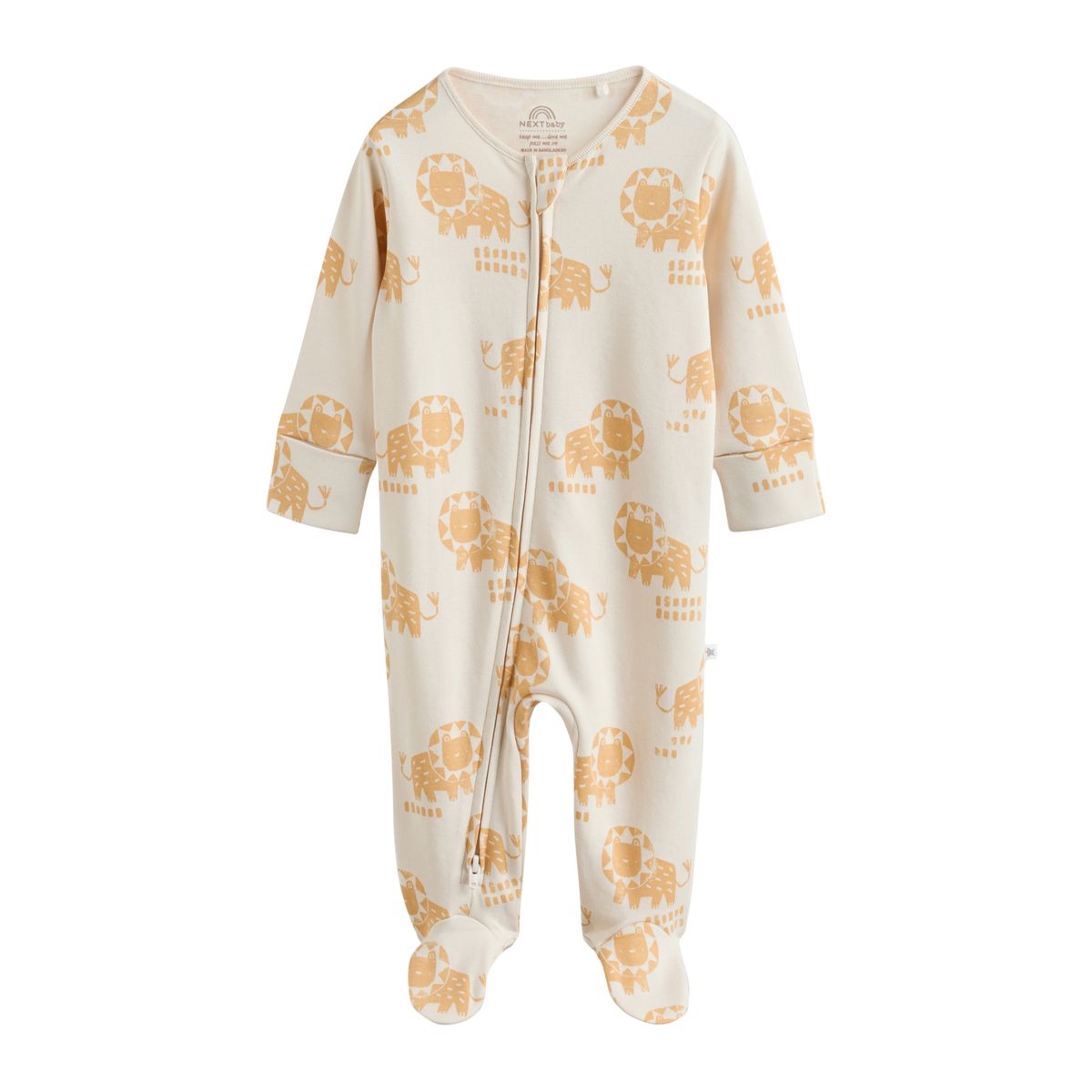 Dors-bien à zip double sens bébé, lot de 3 safari multicolore, NEXT