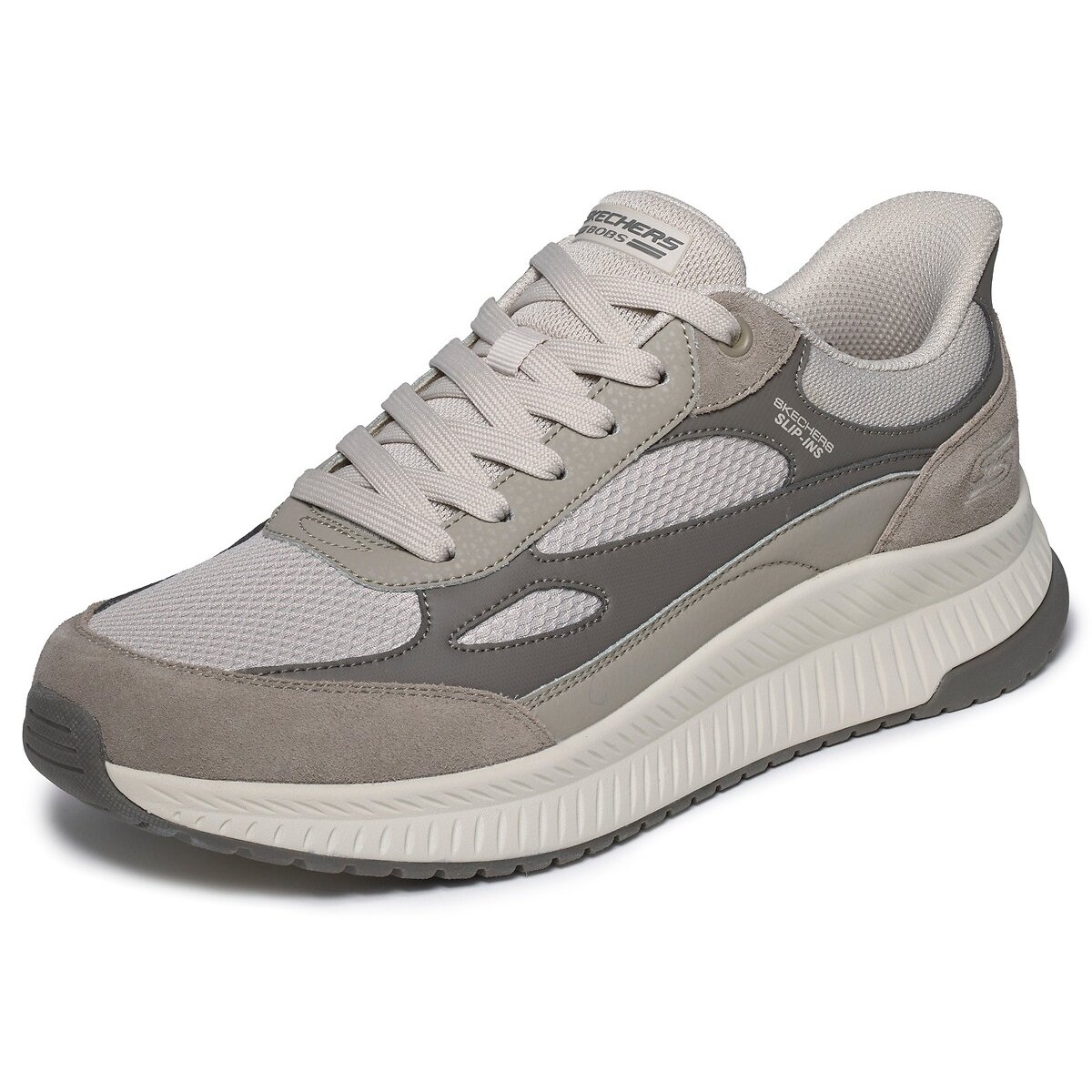 Baskets BOBS SQUAD 4- CORE LOOK taupe, SKECHERS