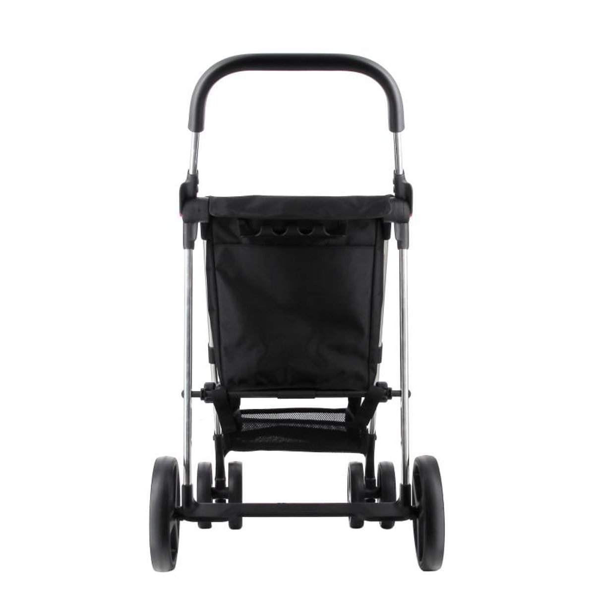 BB BASKET TWEED marine - Chariot de course Pliable - 4 roues - Noir noir, ROLSER