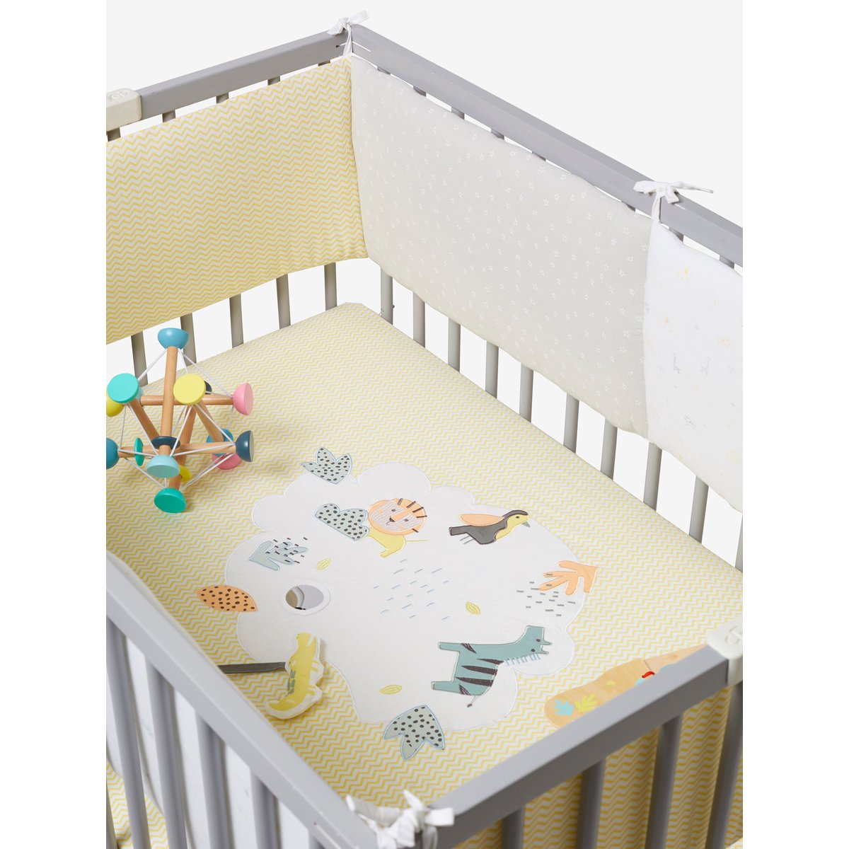 Lot de 2 housses fond de parc Color jungle jungle et étoiles, VERTBAUDET