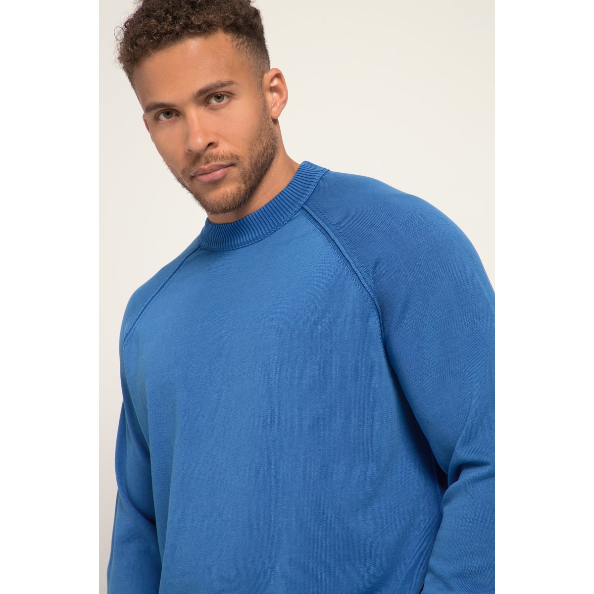 Pull à manches longues bleu royal, STHUGE