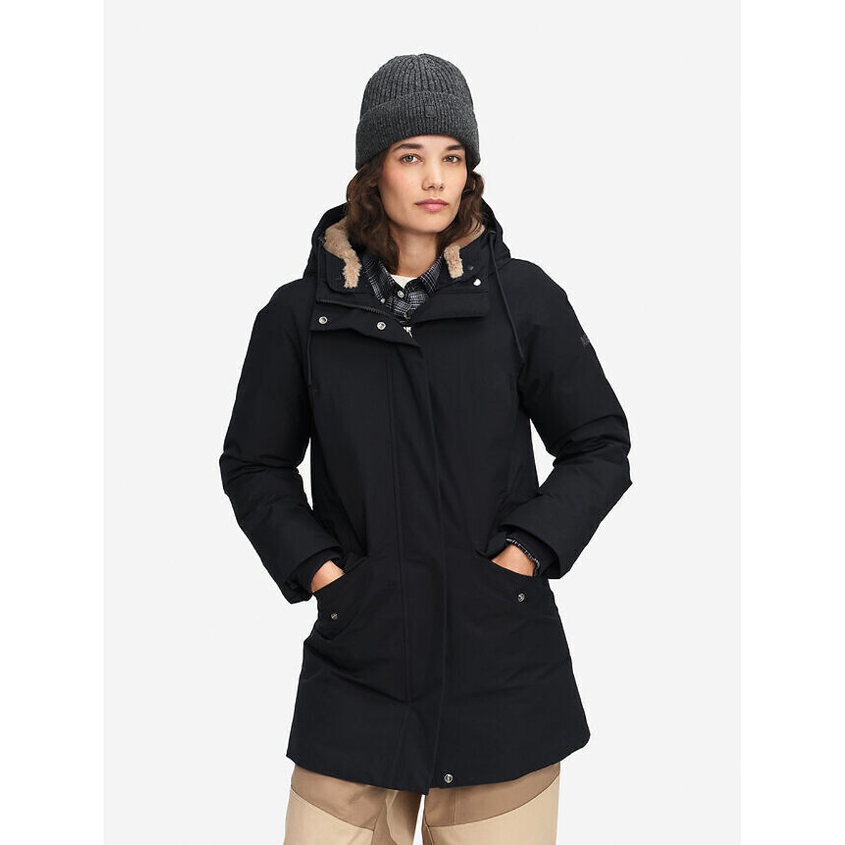 PARKA DUVET AJUSTEE GORE-TEX® noir, AIGLE