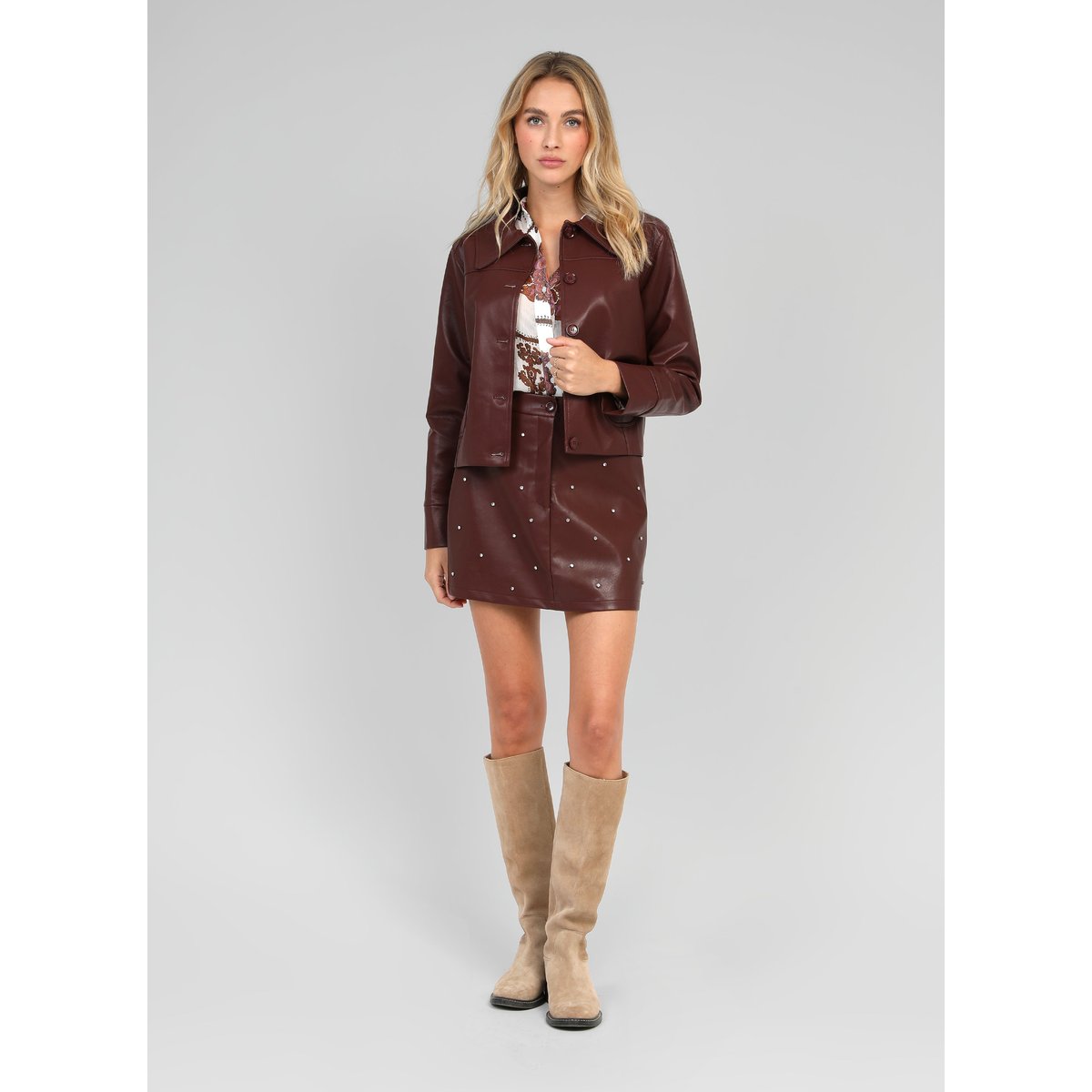 Veste CLAUDIANE wine, AN'GE